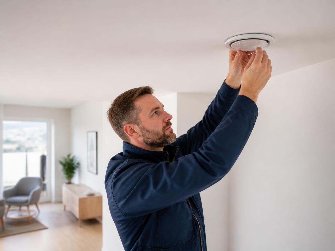 Ventilasjonstekniker fra Innlandsklima på oppdrag